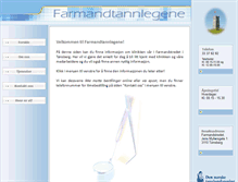 Tablet Screenshot of farmandtannlegene.no